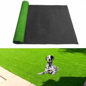 5x10FT Artificial Grass Turf 0.6" Indoor Outdoor Astroturf Fake Grass with Drain Holes, for Dog and Garden Patio