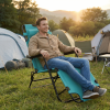Foldable 2-in-1 Reclining Chair – Portable Lounge & Sitting Chair with Extended Design, Comfortable Outdoor Folding Chair for Camping, Beach