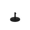 22 lbs Black Round Powder Coated Resin Patio Umbrella Base