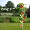 6ft*2ft 2PC  white round tube climbing trellis, stylish, simple, durable, and creates a beautiful space filled with greenery.