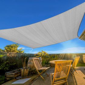 Prohibited From Sale On Amazon XISHAN 10'X13' Light Grey,Sand,Rust Red,Dark Grey,Cream,Beige HDPE Sunshade Sail, 160 Grams (Option: 10X13ft-Light Grey)
