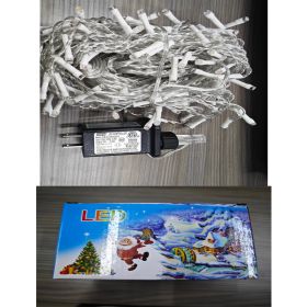 Warm White String Lights, LED Ice Bar Light 10m 400mm Curtain Light Modes With End-to-End Plug, Waterproof Fairy Lights For Bedroom Wall Wedding (Option: Warm White)