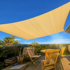 Prohibited From Sale On Amazon XISHAN 16'X20' Mocha,Rust Red,Sand HDPE Sunshade Sail, 160 Grams (Option: 16X20ft-Sand)