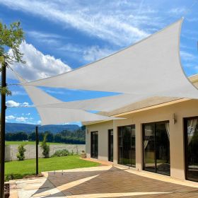 Prohibited From Sale On Amazon XISHAN 10'X10'X14' Dark Grey,Mocha,Sand,Light Grey HDPE Sunshade Sail, 160 Grams (Option: 10X10X14-Light Gre)
