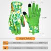 Leather Gardening Gloves for Women Thorn Proof Garden Gloves Touch Screen Working Gloves Gifts,M
