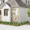2 Pack 71 x 20 Inches Metal Garden Trellis Rustproof Plant Support for Climbing Plants