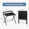 Small Folding Desk with Shelf, No-Assembly Foldable Computer Table for Tight Spaces, Portable Writing Desk for Office Dorm Apartment