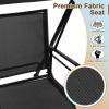 2-Seat Outdoor Canopy Swing with Comfortable Fabric Seat and Heavy-duty Metal Frame