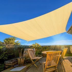 Prohibited From Sale On Amazon XISHAN 10'X10' Cream,Light Grey,Scarlet,Beige HDPE Sunshade Sail, 160 Grams (Option: 10X10ft-Beige)